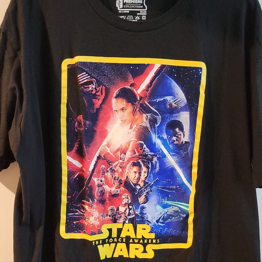Star Wars The Force Awakens Black Tee And Bag